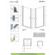 Душові двері Eos DWJ I 90 L RADAWAY