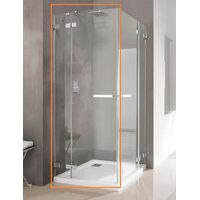 Душова кабіна (половина) Euphoria KDD 80 L RADAWAY
