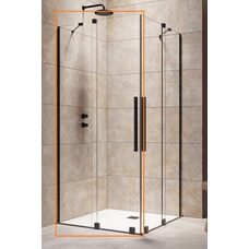 Душова кабіна (половина) Furo Black KDD 100 L RADAWAY