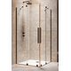 Душова кабіна (половина) Furo Black KDD 80 L RADAWAY