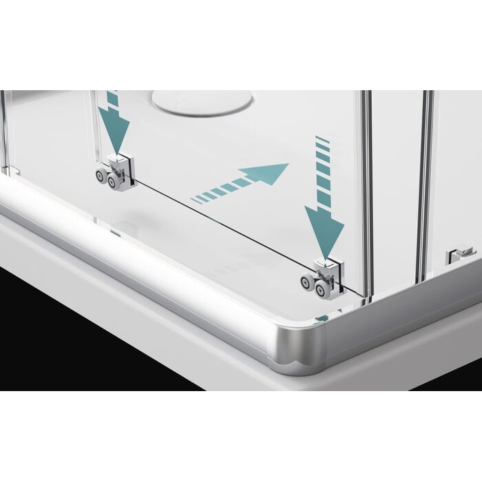 Душова кабіна напівкругла Premium Plus E 1900 120x90 30493-01-06N RADAWAY