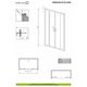 Душові двері Premium Plus DWD 180 33373-01-06N RADAWAY