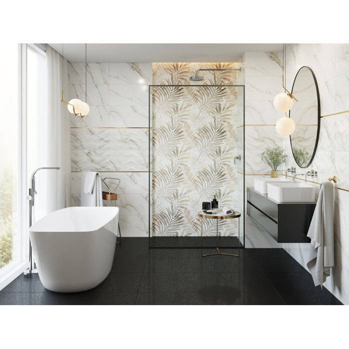 Плитка стінова Calacatta Oro Axis RECT 300x600 Ceramika Color