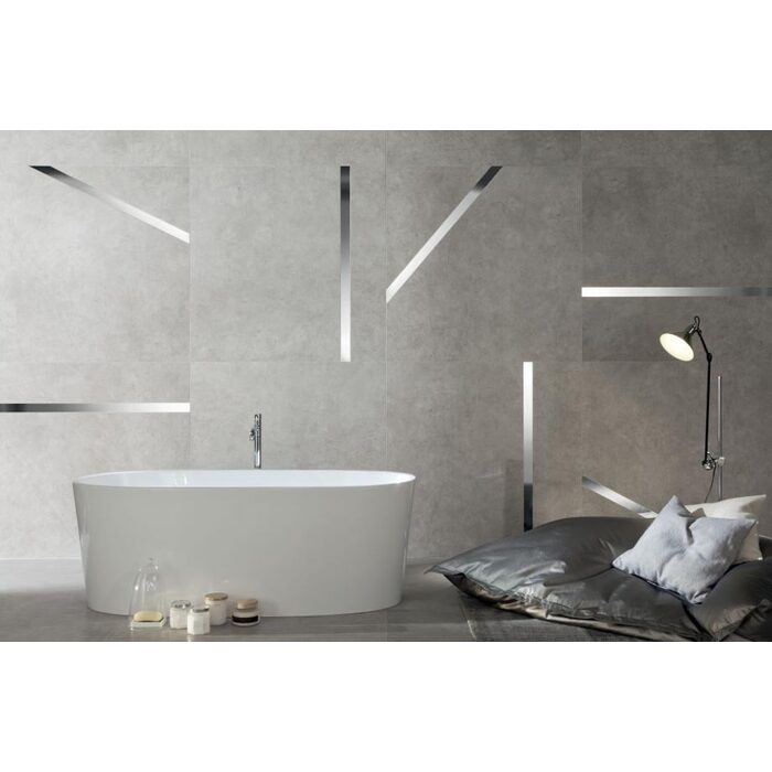 Плитка керамогранітна Aulla Graphite STR 598x1198x8 Tubadzin