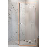 Душова кабіна (половина) Essenza Pro White KDD 90 права, RADAWAY