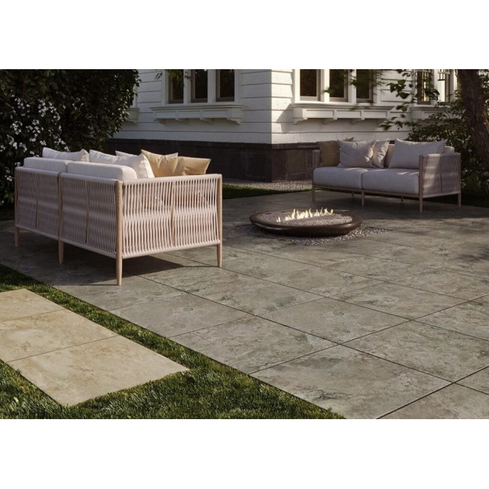 Плитка керамогранітна Escala Brown KORATER 1.8 598x598x18 Tubadzin