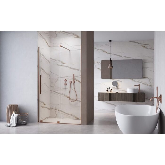 Душові двері Furo Brushed Copper DWJ 130 L RADAWAY