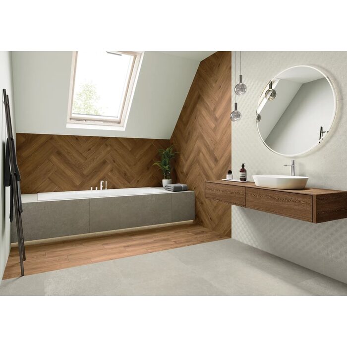 Плитка керамогранітна Bergdust Grey RECT 598x1198x8 Paradyz