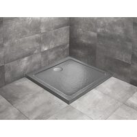 Душовий піддон Doros C Stone Anthracite 90x90 см, RADAWAY
