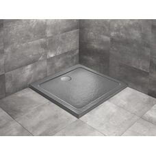 Душовий піддон Doros C Stone Anthracite 90x90 см, RADAWAY