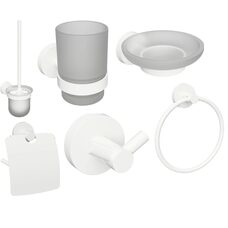 Набір аксесуарів 6 в 1 White 204604 Bemeta