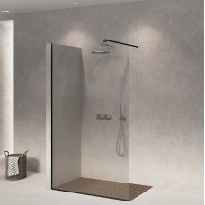 Душова стінка FALLS color 120x200 R Black matt StudioGlass