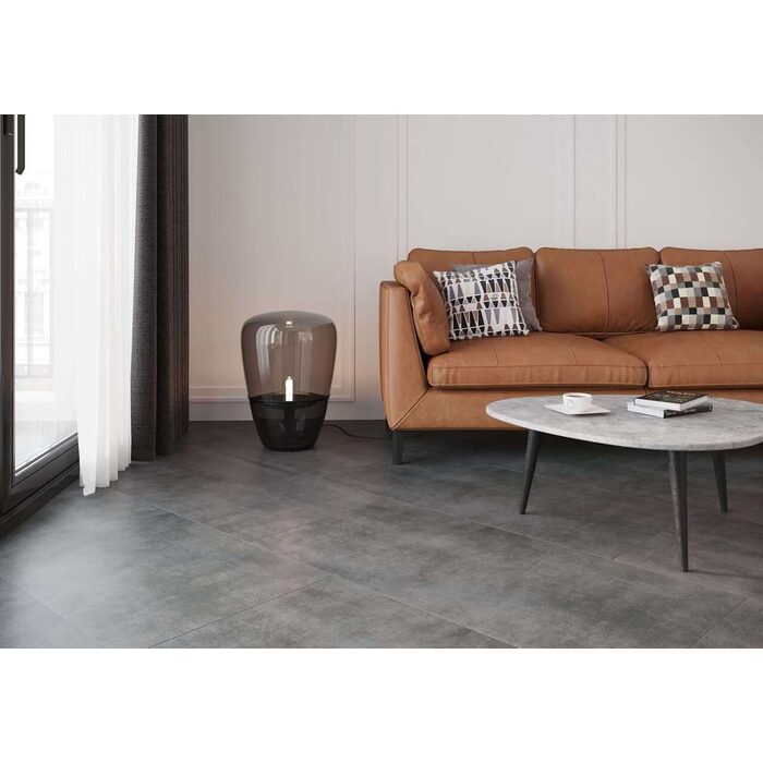 Плитка керамогранітна 5NУ980 Strada Антрацитовий RECT 600x1200x8 Golden Tile