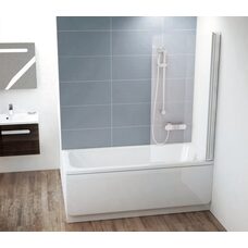 Шторка для ванни одноелементна CVS1-80 R Transparent, (7QR40100Z1) RAVAK