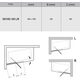 Шторка для ванни двохелементна 10CVS2-100 L Transparent, (7QLA0103Z1) RAVAK