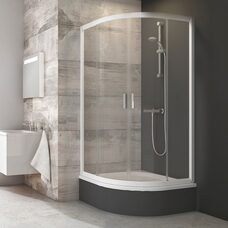 Душова кабіна напівкругла BLCP4-90 SABINA Transparent, (3B270140Z1) RAVAK