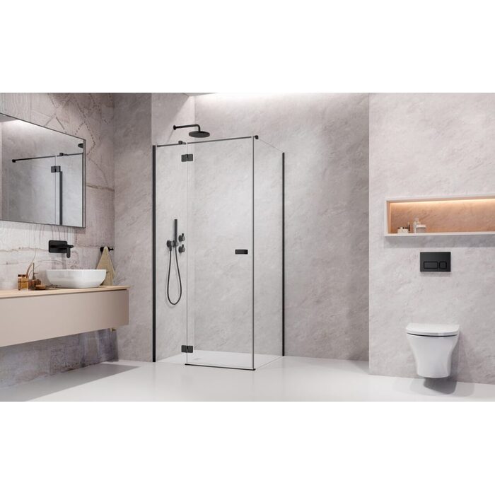 Душові двері Garda Black KDJ 120 праві RADAWAY