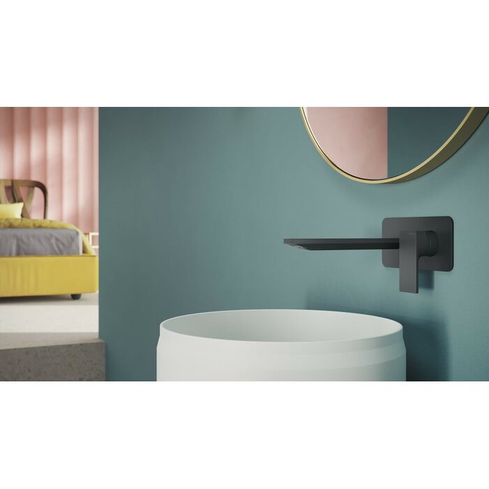 Змішувач для умивальника Seven Velvet Black (SE124198BM), Nobili