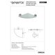 Поличка скляна кутова 104102012 Omega: 250x250 mm Bemeta,Чехія