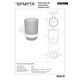 Стакан з тримачем White (104110014), Bemeta