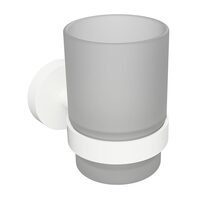 Стакан з тримачем White (104110014), Bemeta
