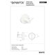 Гачок подвійний 104106034 White Bemeta Чехія