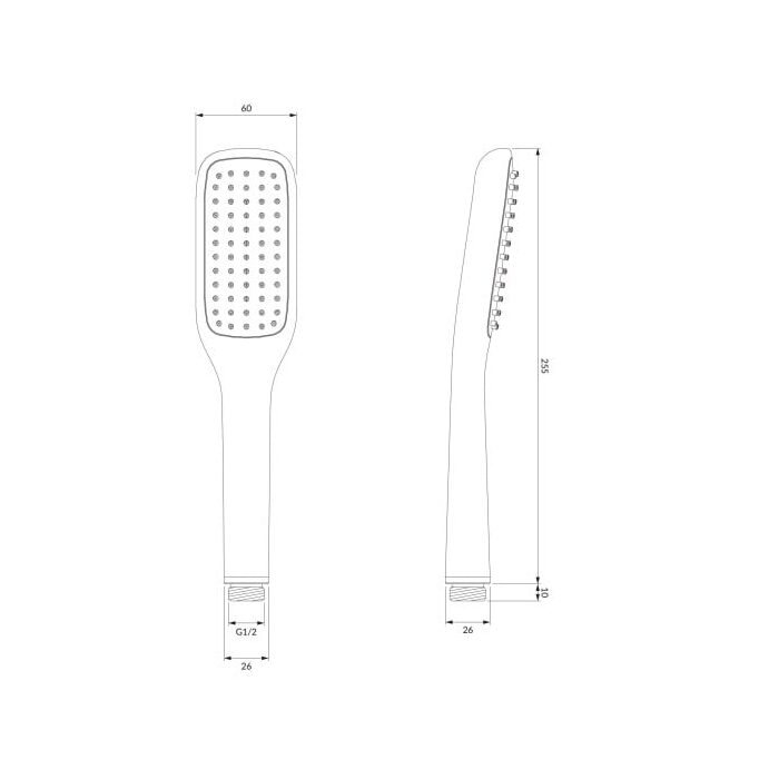 душова лійка Omnires Hudson chrome (HUDSONX-RCR)