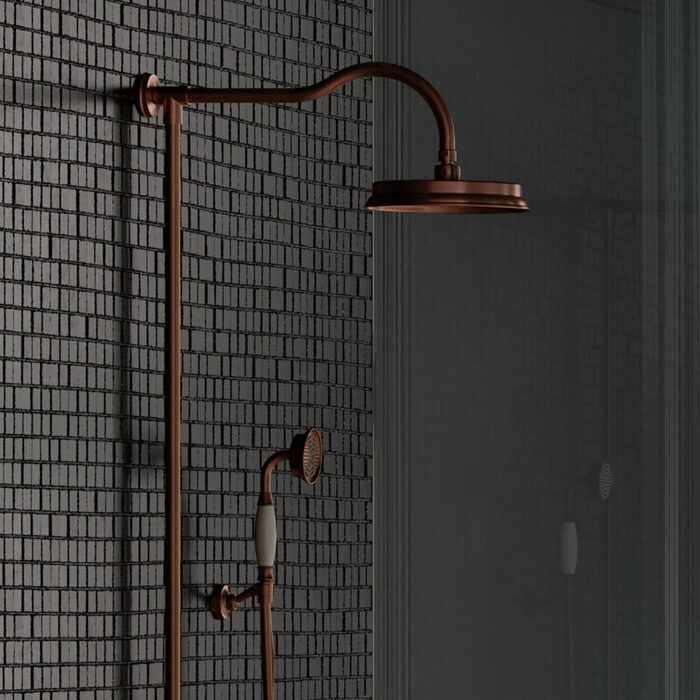 душова система з термостатом Omnires Armance antique copper (AM5244/6ORB)