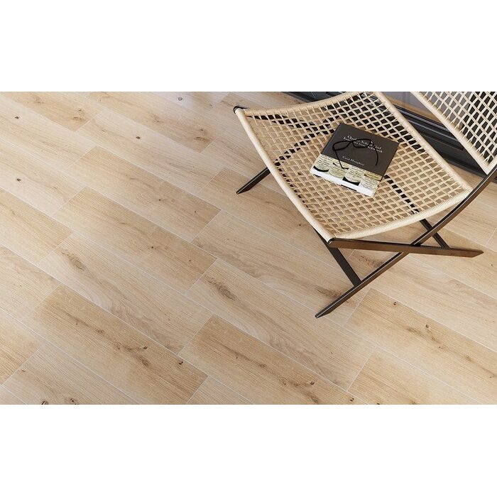 Плитка керамогранітна Sandwood Cream 185x598x7 Cersanit
