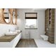 Плитка стінова White Satin Structure 250x400x8 Cersanit
