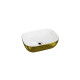 умивальник Lavita Costa Brushed Gold 46x32,5 накладний (5900378325758)