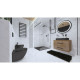рушникотримач Lavita Mindoro 1200x450 black (5908211470351)