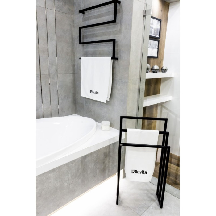 рушникотримач Lavita Seram 850x800 black (5908211470504)
