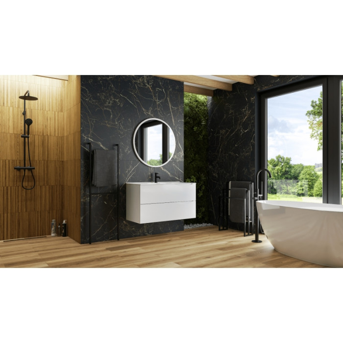 рушникотримач Lavita Bohol 1440x450 black (5908211470382)