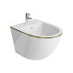 біде Lavita Sofi With Gold Line 49x36,5 підвісне (5900378325109)