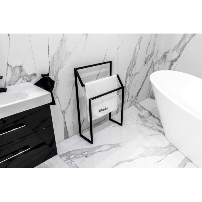 рушникотримач Lavita Sumbawa 900x450 black (5908211470535)