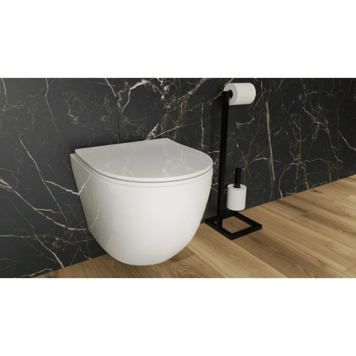 папероутримувач Lavita Panay 70x20 black (5908211470344)