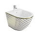 біде Lavita Sofi Checked Gold 49x36,5 підвісне (5900378334026)