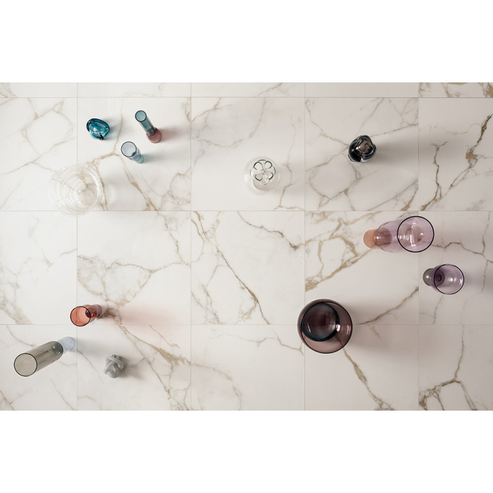 Плитка керамогранітна LGXDLX0 Calacatta Oro Lux-RT POL 600x1200x10 Lea Ceramica