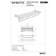 Поличка для рушників White (104219074), Bemeta