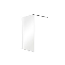 Кабіна walk in AVEO 100x195: скло прозоре, тримачі хромовані 120 см