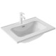 C0072604 (125617+126222) Тумба VITALE 60 на 2 ящики, білий + раковина керамічна Slim, білий глянець (1 сорт)