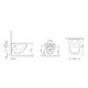 C701700WH SPIRIT Унітаз підвісний FlashClean (1 сорт)