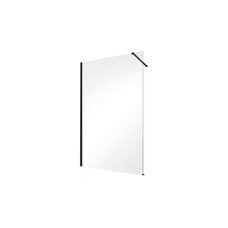 Кабіна walk in ECO-N BLACK 100x195 скло прозоре, профіль чорний мат