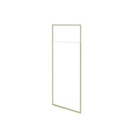 Кабіна walk in ICON Gold 120x200-280 скло прозоре, профіль золотий