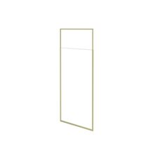 Кабіна walk in ICON Gold 120x200-280 скло прозоре, профіль золотий