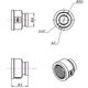 M11C Хром FADO Муфта редукційна  1/2х1 (1 сорт)