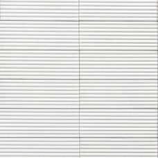 Rice Bianco Struttura Pleat Lux 7,5x20