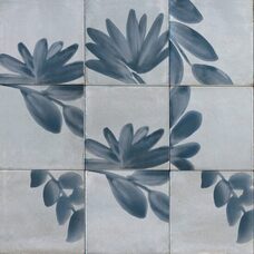 Rice Grigio Decoro Blossom Lux 15x15