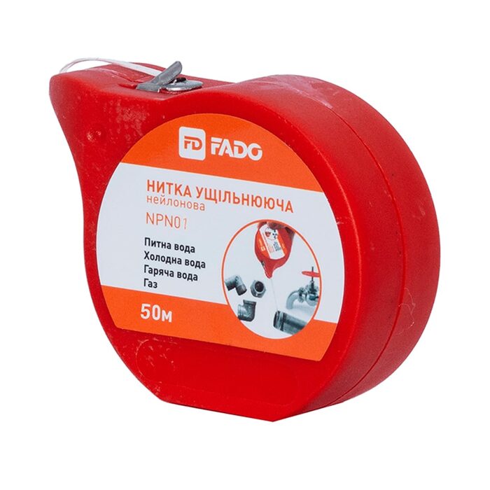 NPN01 Нитка ущільнююча нейлонова Fado 50м (1 сорт)